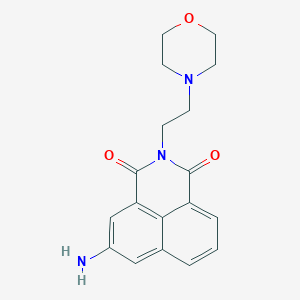 molecular formula C18H19N3O3 B1675796 LysoFP-NH2 CAS No. 69408-85-1