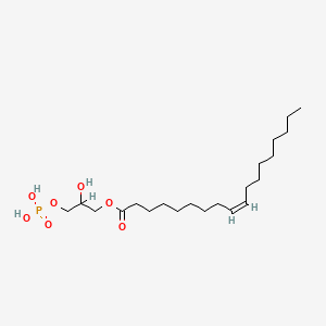 B1675798 2-Hydroxy-3-(phosphonooxy)propyl oleate CAS No. 22002-87-5