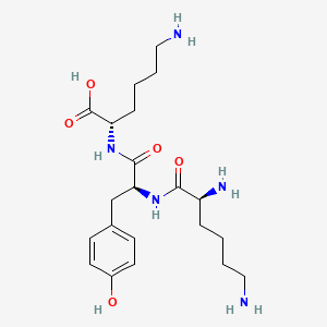 molecular formula C21H35N5O5 B1675820 赖氨酰-酪氨酰-赖氨酸 CAS No. 35193-18-1