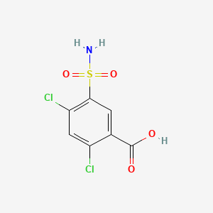 B1675832 2,4-Dichloro-5-sulfamoylbenzoic acid CAS No. 2736-23-4
