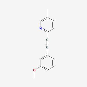 molecular formula C15H13NO B1675853 M-5Mpep CAS No. 872428-47-2
