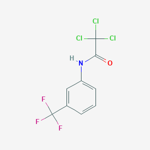 molecular formula C9H5Cl3F3NO B167595 2,2,2-三氯-3'-三氟甲基乙酰苯胺 CAS No. 1939-29-3