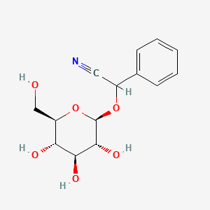 molecular formula C14H17NO6 B1675952 Prulaurasin CAS No. 138-53-4