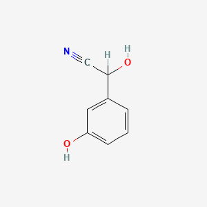 molecular formula C8H7NO2 B1675953 m-Hydroxymandelonitrile CAS No. 53313-95-4