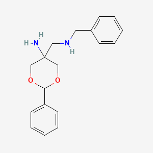 m-DIOXAN-5-AMINE, 5-BENZYLAMINOMETHYL-2-PHENYL-
