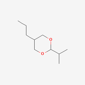 B1675996 cis-2-Isopropyl-5-propyl-1,3-dioxane CAS No. 19476-83-6