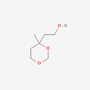 B1675999 4-(2-Hydroxyethyl)-4-methyl-1,3-dioxane CAS No. 2018-45-3