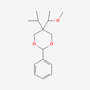 B1676012 m-DIOXANE, 5-ISOPROPYL-5-(1-METHOXYETHYL)-2-PHENYL-, (E)- CAS No. 22644-62-8