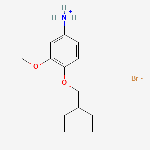 B1676025 m-ANISIDINE, 4-(2-ETHYLBUTOXY)-, HYDROBROMIDE CAS No. 15382-66-8