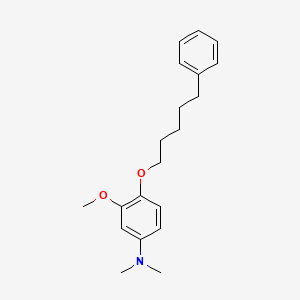 m-Anisidine, N,N-dimethyl-4-((5-phenylpentyl)oxy)-