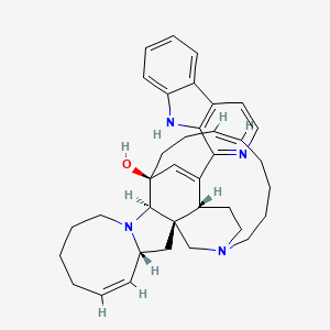 molecular formula C36H44N4O B1676065 曼扎明 A CAS No. 104196-68-1