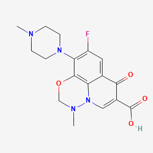 molecular formula C17H19FN4O4 B1676072 马波沙星 CAS No. 115550-35-1