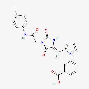 molecular formula C24H20N4O5 B1676092 整合素拮抗剂 27 CAS No. 593274-97-6