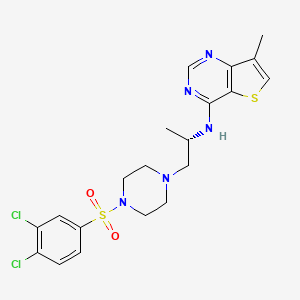 molecular formula C20H23Cl2N5O2S2 B1676097 LPA2 拮抗剂 1 CAS No. 1017606-66-4