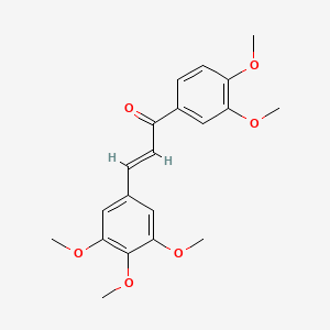 molecular formula C20H22O6 B1676099 (2E)-1-(3,4-二甲氧基苯基)-3-(3,4,5-三甲氧基苯基)丙-2-烯-1-酮 CAS No. 111797-22-9