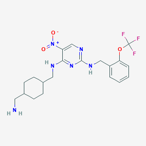 molecular formula C20H25F3N6O3 B1676103 PKC-θ 抑制剂 CAS No. 736048-65-0