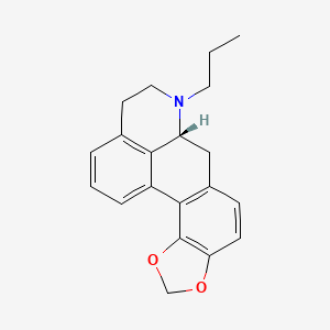 molecular formula C20H22ClNO2 B1676118 (-)-MDO-NPA HCl CAS No. 81264-57-5