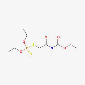 molecular formula C10H20NO5PS2 B1676128 甲卡巴 CAS No. 2595-54-2