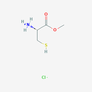 molecular formula C4H10ClNO2S B1676137 甲半胱氨酸盐酸盐 CAS No. 18598-63-5