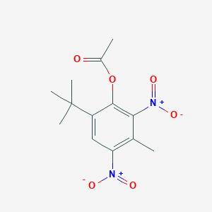 molecular formula C13H16N2O6 B1676143 Medinoterb acetate CAS No. 2487-01-6
