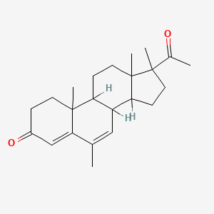 molecular formula C23H32O2 B1676145 甲地孕酮 CAS No. 977-79-7