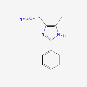 molecular formula C12H11N3 B1676151 甲芬那酸 CAS No. 58261-91-9
