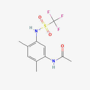 molecular formula C11H13F3N2O3S B1676157 Mefluidide CAS No. 53780-34-0