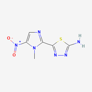 molecular formula C6H6N6O2S B1676161 Megazol CAS No. 19622-55-0