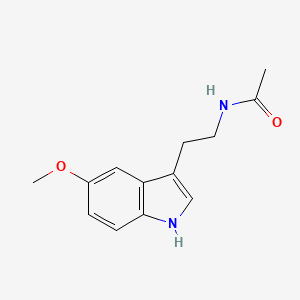 molecular formula C13H16N2O2 B1676174 褪黑激素 CAS No. 73-31-4