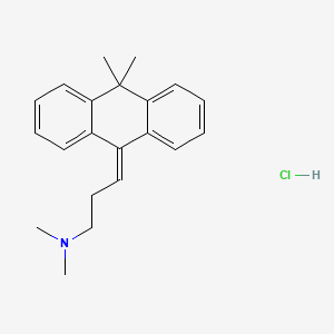 molecular formula C21H26ClN B1676186 Melitracen hydrochloride CAS No. 10563-70-9