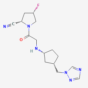 molecular formula C15H21FN6O B1676188 美格列汀 CAS No. 868771-57-7
