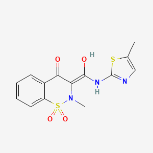 molecular formula C14H13N3O4S2 B1676189 美洛昔康 CAS No. 71125-38-7