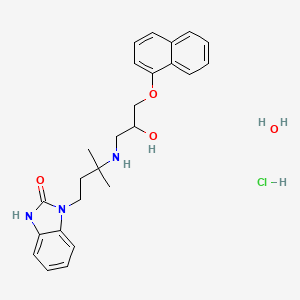 molecular formula C25H32ClN3O4 B1676198 盐酸阿地莫洛水合物 CAS No. 75708-29-1