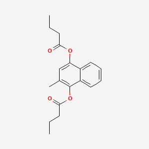 molecular formula C19H22O4 B1676199 Menadiol dibutyrate CAS No. 53370-44-8