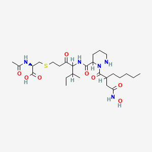 molecular formula C27H47N5O8S B1676215 Matlystatin A CAS No. 140626-94-4