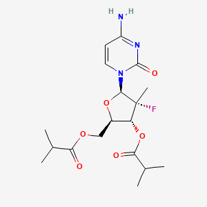 molecular formula C18H26FN3O6 B1676298 Mericitabina CAS No. 940908-79-2