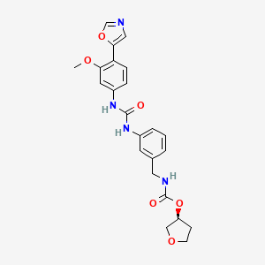 molecular formula C23H24N4O6 B1676299 美利莫替普 CAS No. 198821-22-6