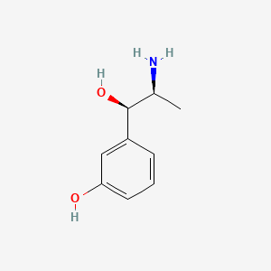 molecular formula C9H13NO2 B1676334 美他拉明 CAS No. 54-49-9