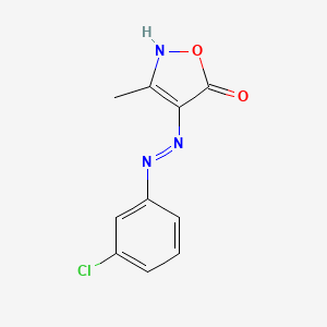 B1676341 Metazoxolon CAS No. 5707-73-3