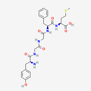 molecular formula C27H35N5O7S B1676343 甲硫脑啡肽 CAS No. 58569-55-4