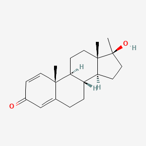 molecular formula C20H28O2 B1676361 甲基雄烯酮 CAS No. 72-63-9