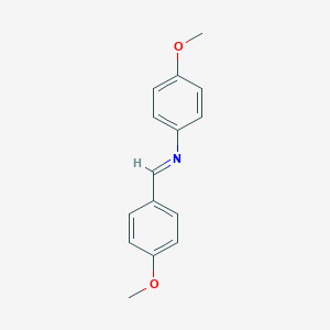 B167637 N-(4-Methoxybenzylidene)-4-methoxyaniline CAS No. 1749-08-2