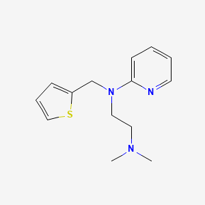 molecular formula C14H19N3S B1676370 美吡拉敏 CAS No. 91-80-5