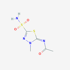 molecular formula C5H8N4O3S2 B1676374 Methazolamide CAS No. 554-57-4