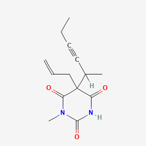 molecular formula C14H18N2O3 B1676396 美托己达 CAS No. 151-83-7