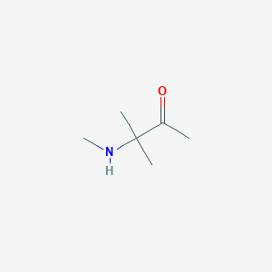 B167643 3-Methyl-3-(methylamino)butan-2-one CAS No. 10201-04-4