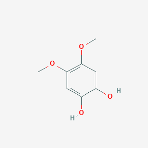 B167645 4,5-Dimethoxybenzene-1,2-diol CAS No. 1664-27-3
