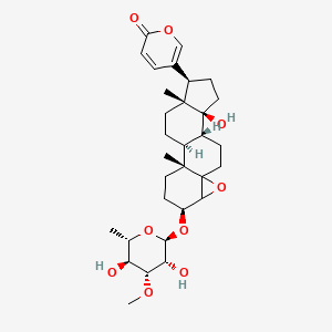 B1676459 Methylepoxyproscillaridin CAS No. 116387-44-1