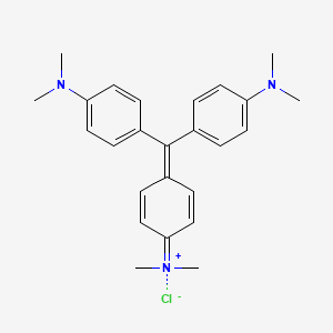 molecular formula C25H30ClN3 B1676480 结晶紫 CAS No. 548-62-9