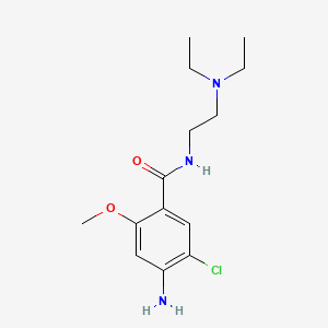 molecular formula C14H22ClN3O2 B1676508 甲氧氯普胺 CAS No. 364-62-5